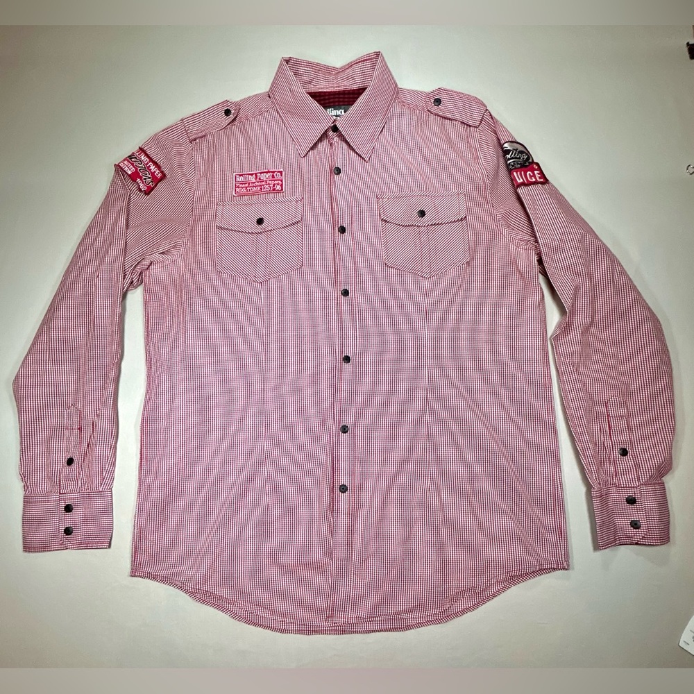 Rolling paper shirt Vintage.Size xxl